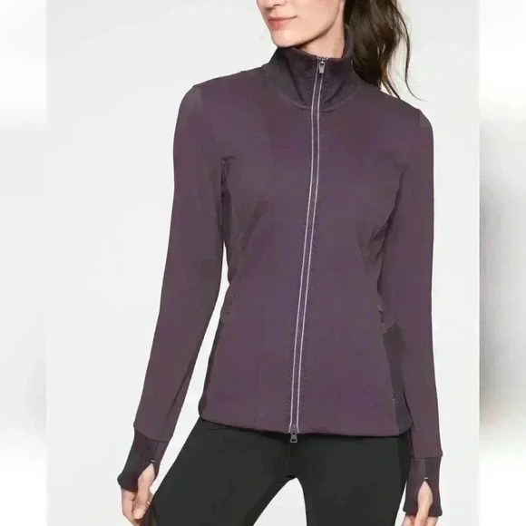 Athleta Jackets & Blazers - Athleta Ridge Jacket Purple Plum Womens Size Medium